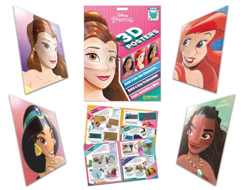 Walt Disney - Disney Princess: 3D Posters - Paperback image 1