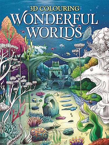 Igloo Books - 3D Colouring: Wonderful Worlds - Paperback image 1