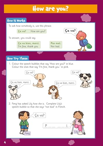 CGP Books - New French Activity Book for Ages 5-7 (with Online Audio) image 2