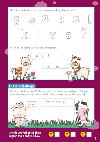 CGP Books - New French Activity Book for Ages 5-7 (with Online Audio) image 3