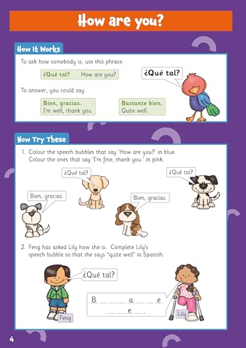 CGP Books - New Spanish Activity Book for Ages 5-7 (with Online Audio) image 2