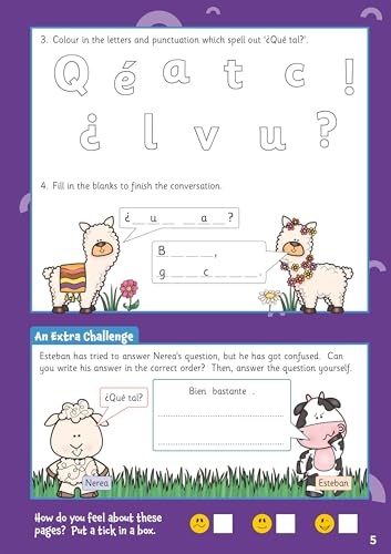CGP Books - New Spanish Activity Book for Ages 5-7 (with Online Audio) image 3