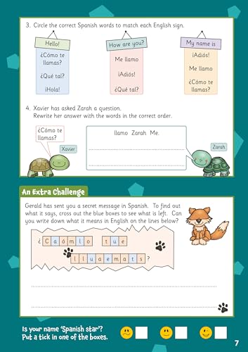 CGP Books - New Spanish Activity Book for Ages 5-7 (with Online Audio) image 5