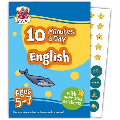 CGP Books - New 10 Minutes a Day English for Ages 5-7 (with reward sti image 1