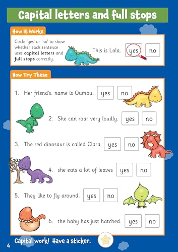CGP Books - New 10 Minutes a Day English for Ages 5-7 (with reward sti image 2