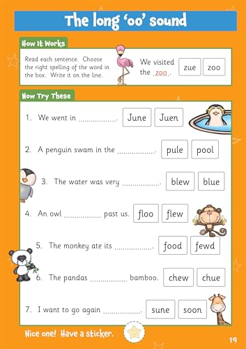 CGP Books - New 10 Minutes a Day English for Ages 5-7 (with reward sti image 7