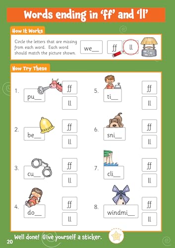 CGP Books - 10 Minutes a Day Spelling for Ages 5-7 (with reward sticke image 4
