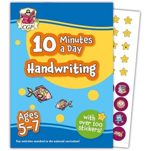 CGP Books - New 10 Minutes a Day Handwriting for Ages 5-7 (with reward image 1