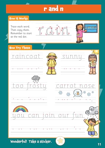 CGP Books - New 10 Minutes a Day Handwriting for Ages 5-7 (with reward image 3