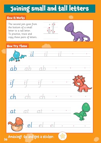 CGP Books - New 10 Minutes a Day Handwriting for Ages 5-7 (with reward image 4