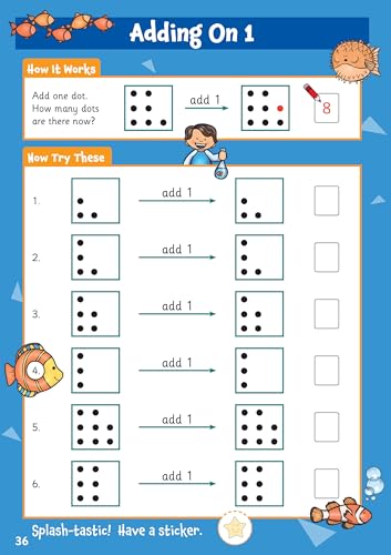 CGP Books - 10 Minutes a Day Numbers for Ages 3-5 (with reward sticker image 6