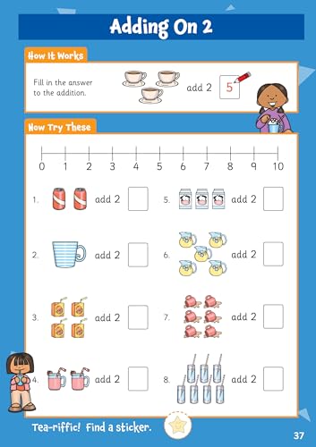 CGP Books - 10 Minutes a Day Numbers for Ages 3-5 (with reward sticker image 7
