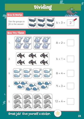 CGP Books - New 10 Minutes a Day Maths for Ages 5-7 (with reward stick image 5