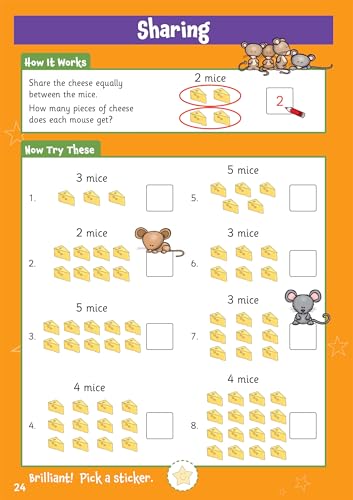 CGP Books - New 10 Minutes a Day Maths for Ages 5-7 (with reward stick image 6