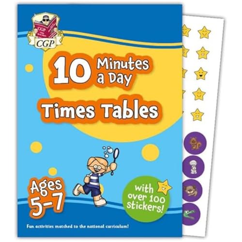 CGP Books - New 10 Minutes a Day Times Tables for Ages 5-7 (with rewar image 1