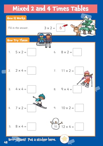 CGP Books - New 10 Minutes a Day Times Tables for Ages 5-7 (with rewar image 2