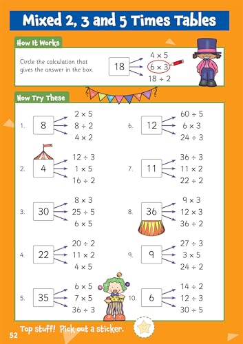 CGP Books - New 10 Minutes a Day Times Tables for Ages 5-7 (with rewar image 6