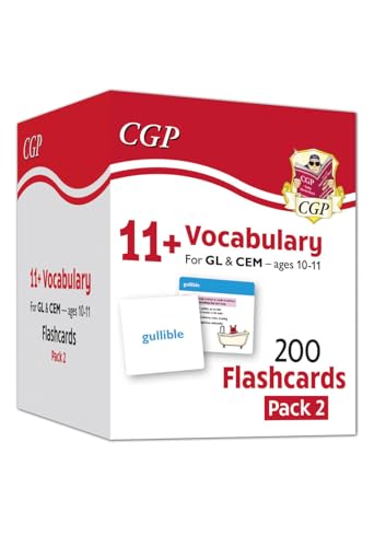 CGP Books - 11+ Vocabulary Flashcards for Ages 10-11 - Pack 2 - Paperb image 1