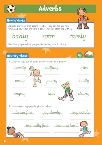CGP Books - New Handwriting Activity Book for Ages 8-9 (Year 4) - Pape image 2
