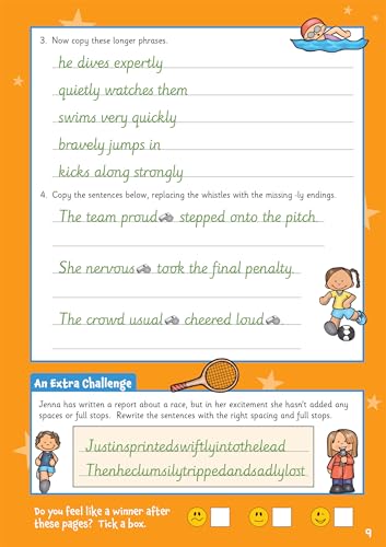 CGP Books - New Handwriting Activity Book for Ages 8-9 (Year 4) - Pape image 3