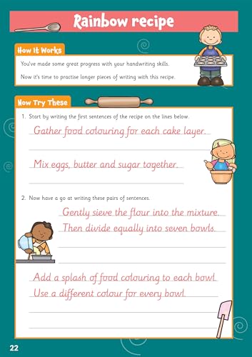 CGP Books - New Handwriting Activity Book for Ages 8-9 (Year 4) - Pape image 4