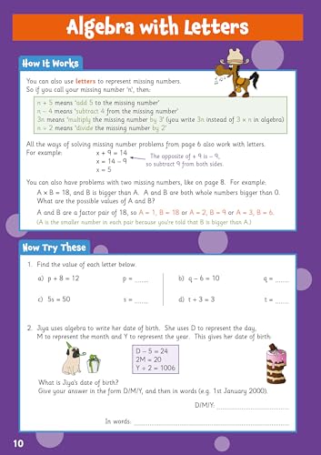 CGP Books - New Algebra Activity Book for Ages 10-11 (Year 6) - Paperb image 2