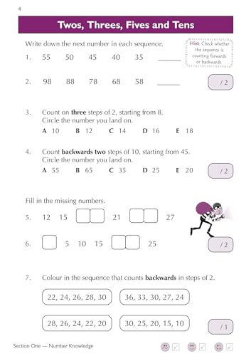 CGP Books - New 11+ Maths Practice Book & Assessment Tests - Ages 6-7 image 4
