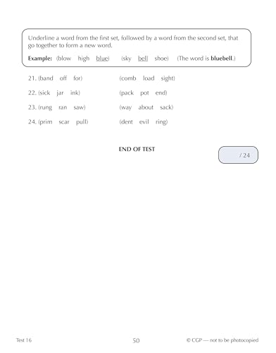CGP Books - 11+ GL 10-Minute Tests: Vocabulary for Verbal Reasoning & image 4