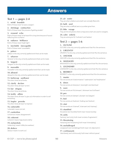 CGP Books - 11+ GL 10-Minute Tests: Vocabulary for Verbal Reasoning & image 6