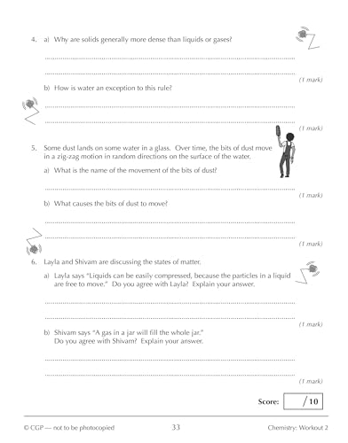 CGP Books - New KS3 Year 7 Science 10-Minute Weekly Workouts (includes image 5