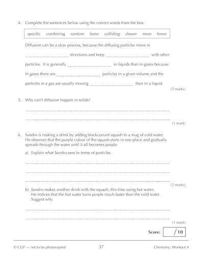 CGP Books - New KS3 Year 7 Science 10-Minute Weekly Workouts (includes image 9