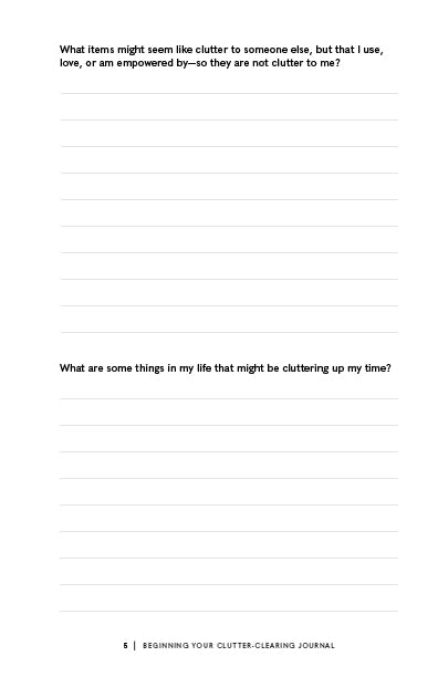Denise Linn - Sacred Clutter-Clearing Journal : Discover and Release t image 4
