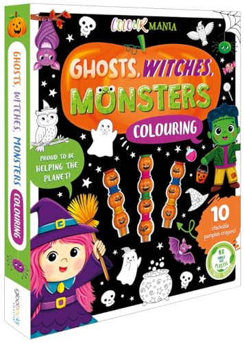 Igloo Books - Ghosts, Witches, Monsters Colouring - Paperback image 1