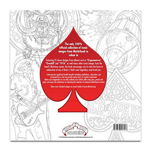 OFFICIAL MOTORHEAD COLOURING BOOK - Paperback image 3