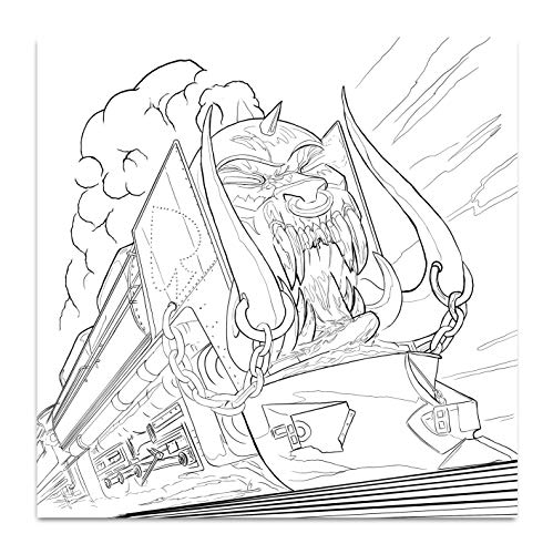 OFFICIAL MOTORHEAD COLOURING BOOK - Paperback image 5