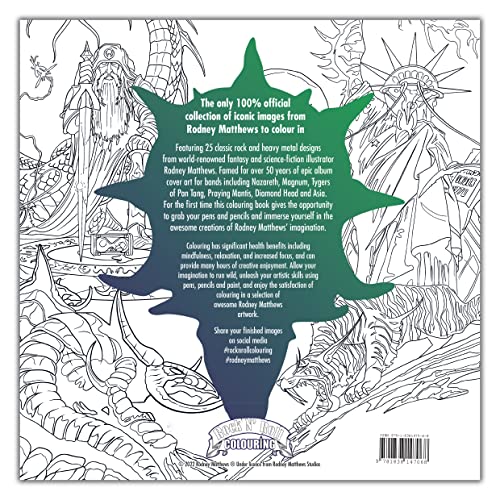 Rodney Matthews - Official  Colouring Book - Paperback image 3
