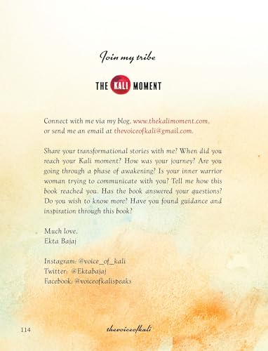 Ekta Bajaj - Voice of Kali : Spiritual Poetry and Messages to Invoke t image 5