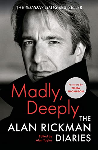 Emma Thompson - Madly, Deeply : The Alan Rickman Diaries - Hardback image 1
