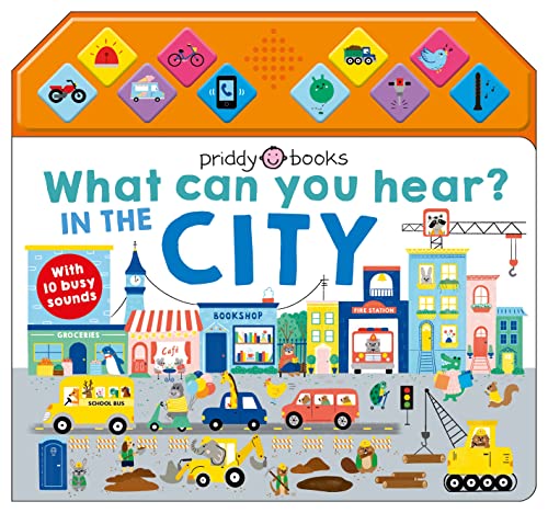 Priddy Books - What Can You Hear? In The City - Hardback image 1