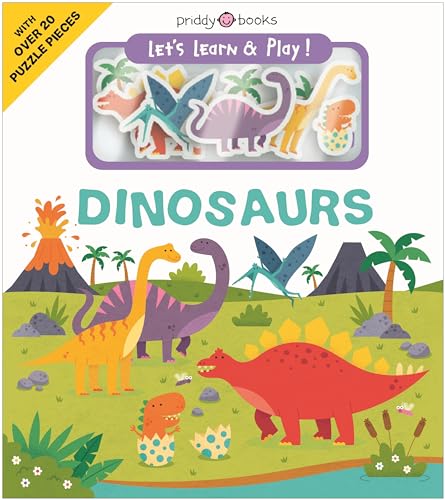 Roger Priddy - Let's Learn & Play Dinosaurs - Hardback image 1