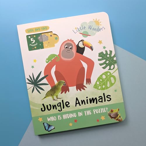 Jungle Animals : Who is Hiding in the Puzzle? - Hardback image 2