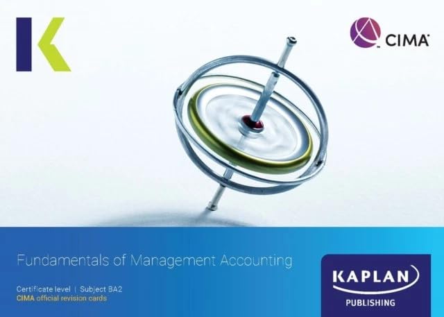 KAPLAN - BA2 FUNDAMENTALS OF MANAGEMENT ACCOUNTING - REVISION CARDS - image 1