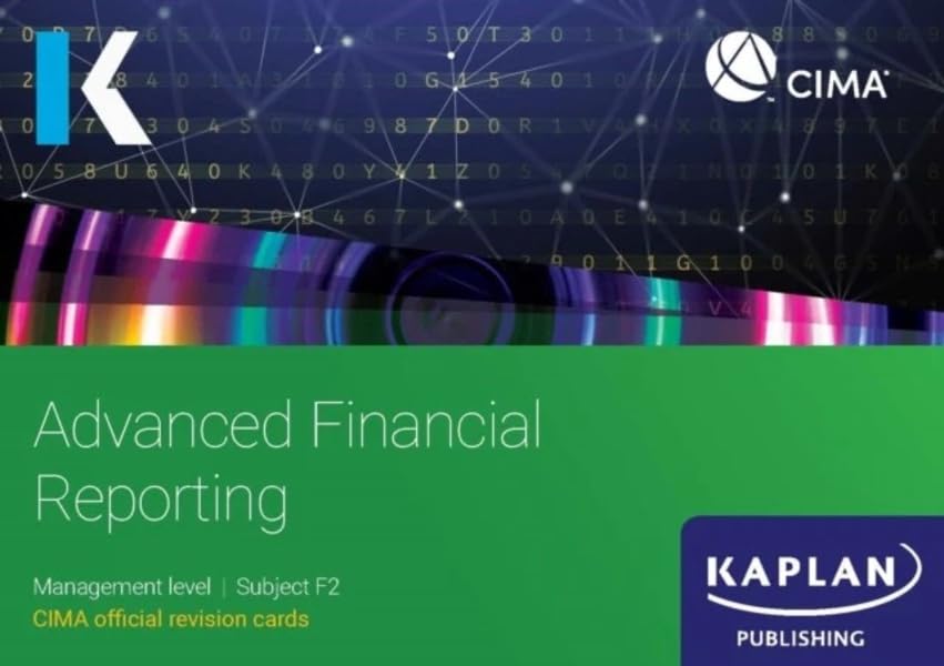 KAPLAN - F2 ADVANCED FINANCIAL REPORTING - REVISION CARDS - Paperback image 1
