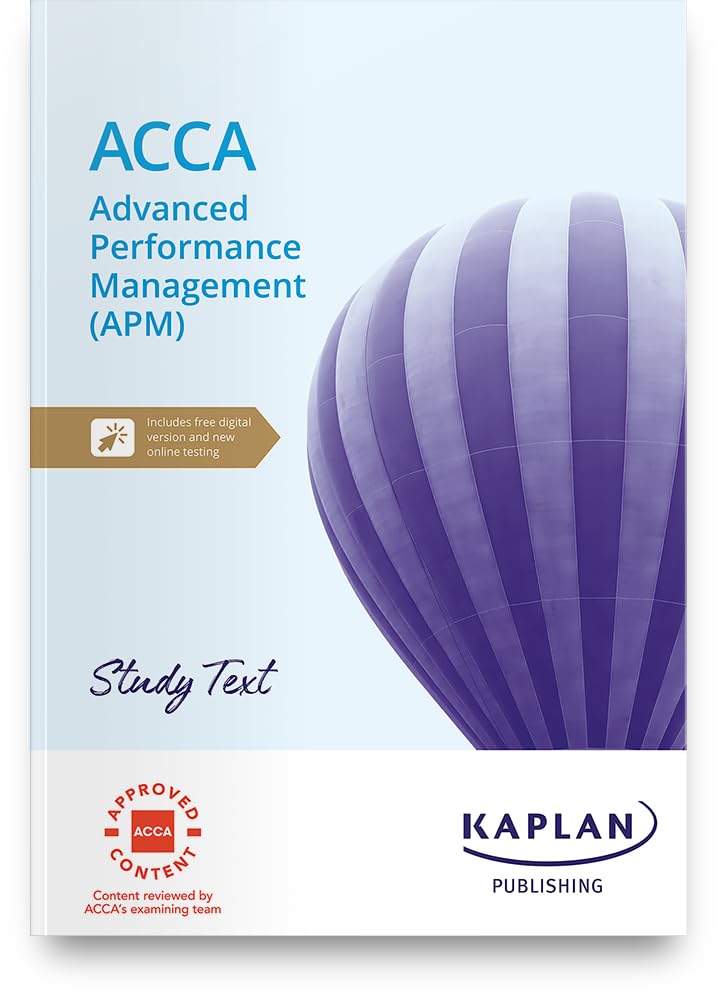 KAPLAN - ADVANCED PERFORMANCE MANAGEMENT STUDY TXT - Paperback image 1