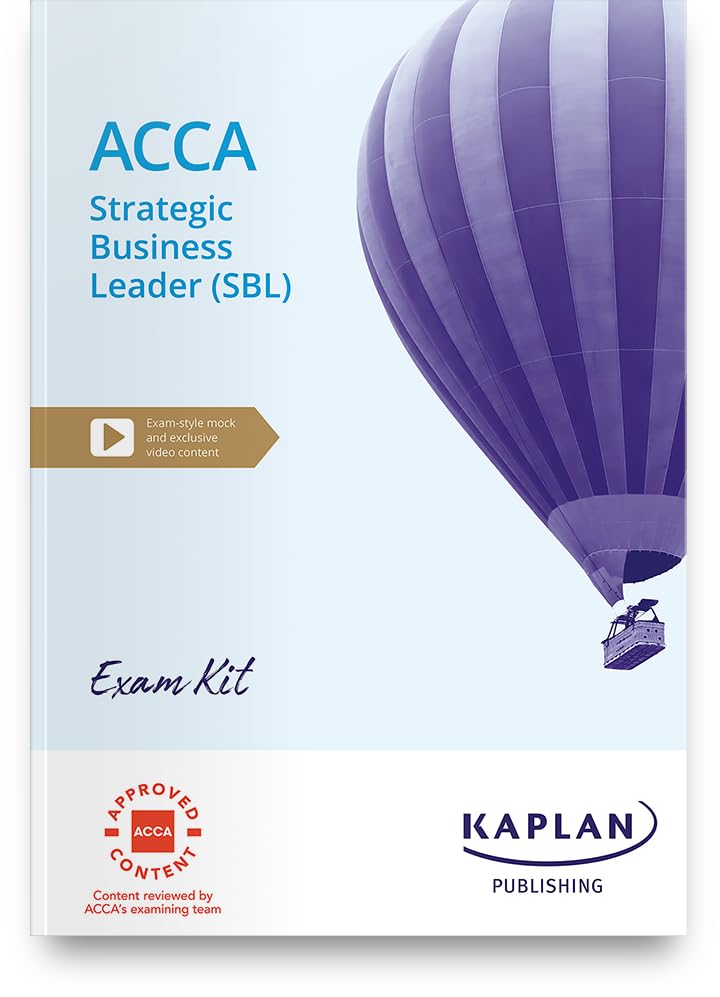 KAPLAN - STRATEGIC BUSINESS LEADER - EXAM KIT - Paperback image 1