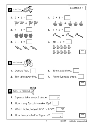 William Hartley - KS1 Mental Maths Workout - Year 1 - Paperback image 2