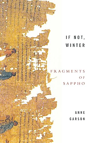 Anne Carson - If Not, Winter: Fragments Of Sappho - Paperback image 1