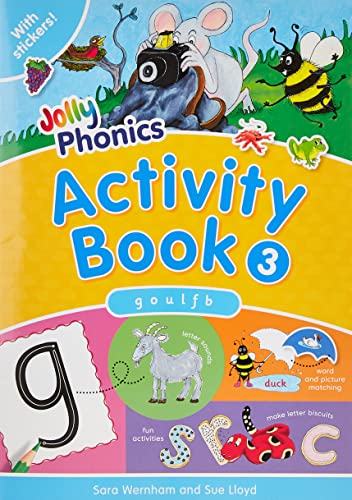 Sue Lloyd - Jolly Phonics Activity Book 3 : in Precursive Letters (Bri image 1