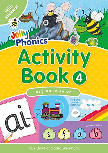 Sue Lloyd - Jolly Phonics Activity Book 4 : In Precursive Letters (Bri image 1