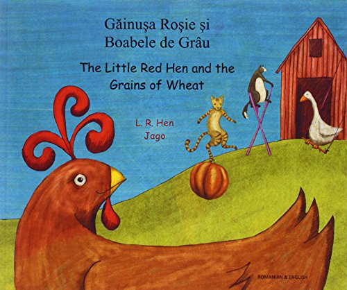L.R. Hen - Little Red Hen and the Grains of Wheat in Romanian and Engl image 1